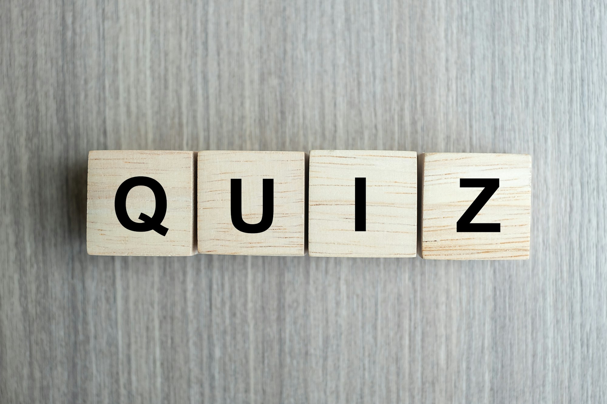 Quiz blocks